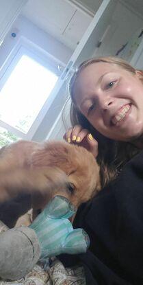 Mig og Cody (min venindes hund)