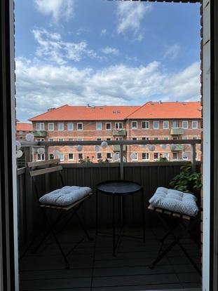 Our balcony in Nørrebro